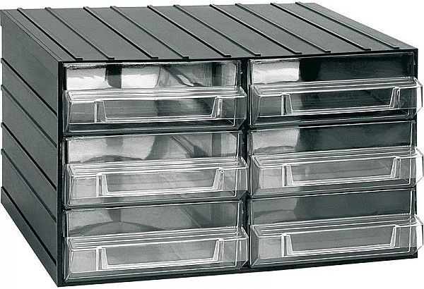 Ladustuskarpide moodul 382×290×230 mm, läbip, 6 tk, 702T