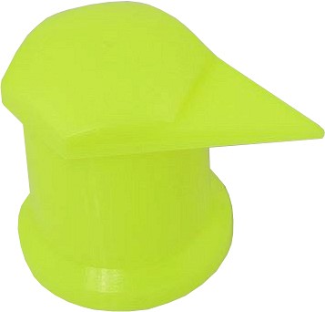 Rattamutri KATE/KAITSE M33 PLAST/KOLLANE noolega üleval kapsel