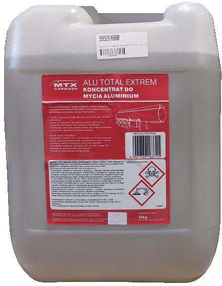 Alumiiniumi puhastusaine konsentraat 25 l 1:10-1:20