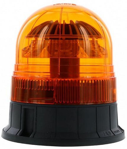 Kollane vilkur 12/24V vega LED, 3-PUNKTKINNITUS 9 W Ø146×158 mm