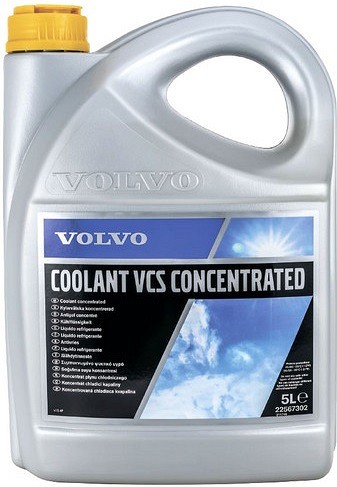 Volvo OE jahutusvedelik VCS2 (tosool) PUNANE/GEEL 5 l 85108900 kontsentraat