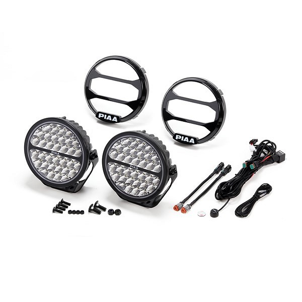 PIAA KAUGTULI/PÄEVASÕIDUTULI (DRL) LED ümar komplekt 2 tk 100 W, 229 mm, 12/24V 14500LM