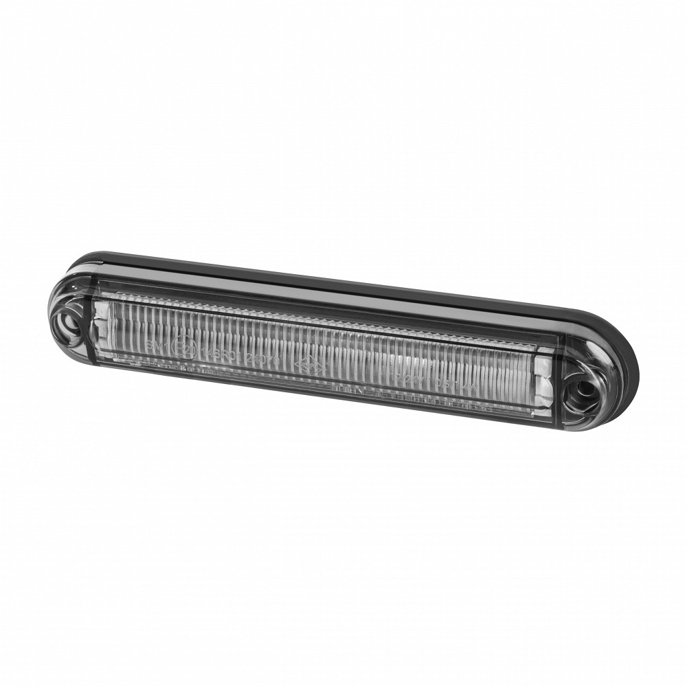 LD2333 "graphite" küljetuli LED kollane tumeda klaasiga 134×27×14 mm 12/24V IP68