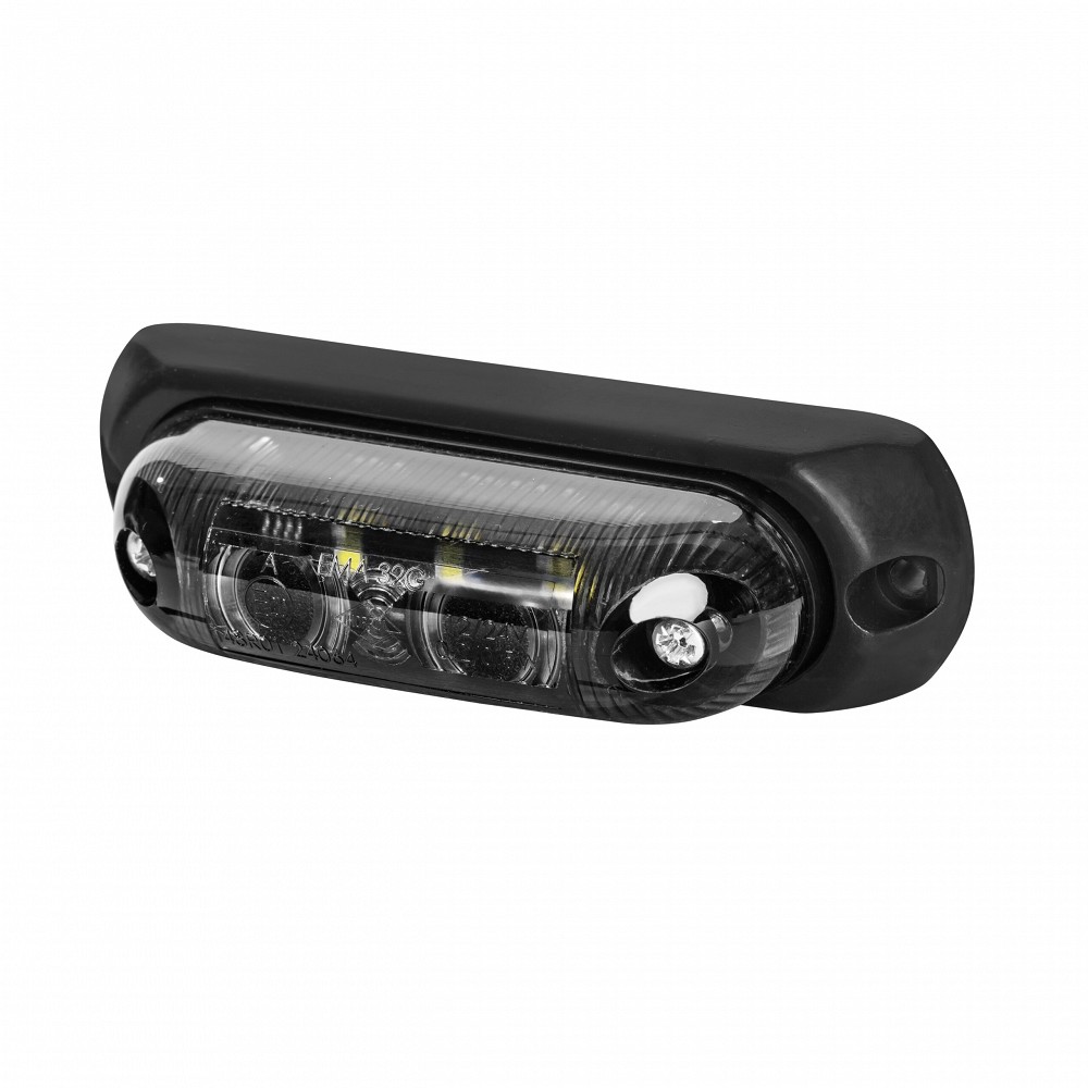 LD377 "graphite" küljetuli LED valge tumeda klaasiga 12/24V 103×30×36 mm