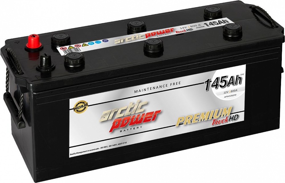 ARCTIC POWER premium truck AKU SMF 145AH 513×178×195/220 800 A (EN) +/