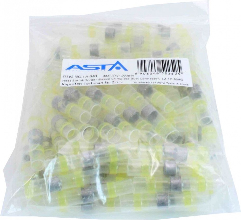 Tinaga termokahanevad jätku juhtmeotsad 100 tk, 4.0- 6.0 mm²/ 2.8-6 mm