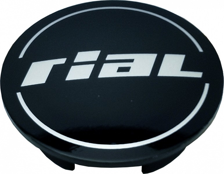 RIAL kapsel N59 LÄIKIV-MUST/HÕBEDANE logo, 59.5 mm
