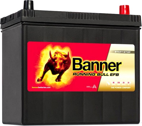 BANNER AKU running bull EFB 55AH 228×129×225 -/+ 460 A (klemm 1+3) asia start & stop