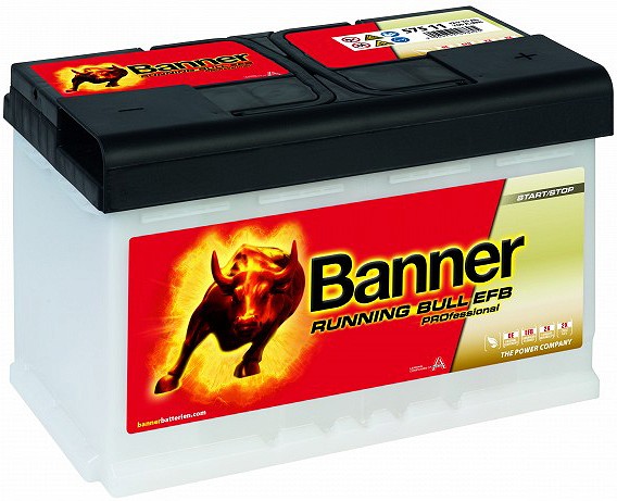 BANNER AKU running bull EFB PRO 75AH 278×175×190 -/+ 700 A start & stop