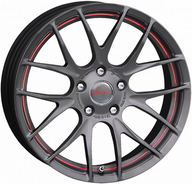 BREYTON GTS-R 7.0×17 4×100/40 (56.1) (MG/RED) KG500