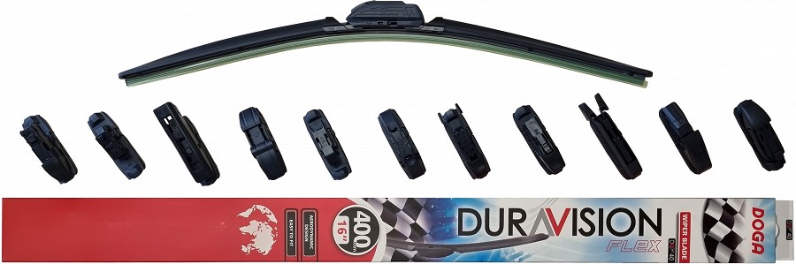 DOGA duravision flex KLAASIPUHASTAJA/KOJAMEES 400 mm/16"