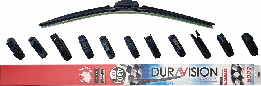 DOGA duravision flex KLAASIPUHASTAJA/KOJAMEES 430 mm/17"
