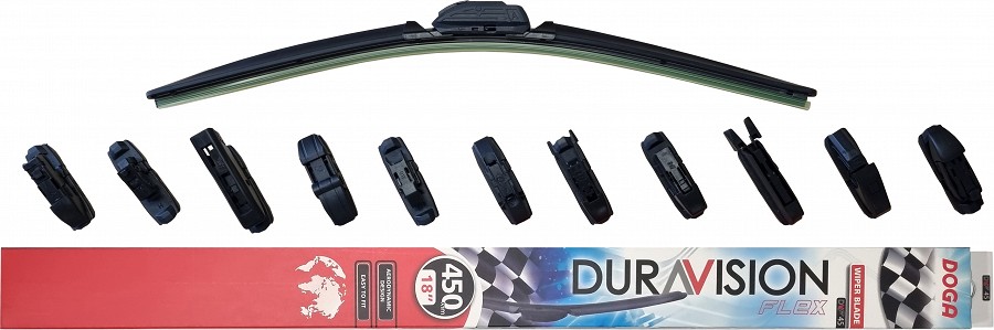DOGA duravision flex KLAASIPUHASTAJA/KOJAMEES 450 mm/18"