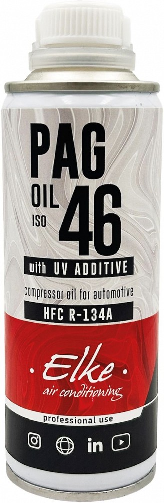 Kliimasüsteemi kompressori ÕLI PAG 46 R-134A 250 ml + UV-VÄRVAINEGA