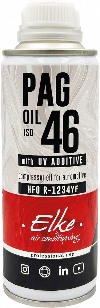 Kliimasüsteemi kompressori ÕLI PAG 46 R-1234YF 250 ml + UV-VÄRVAINEGA