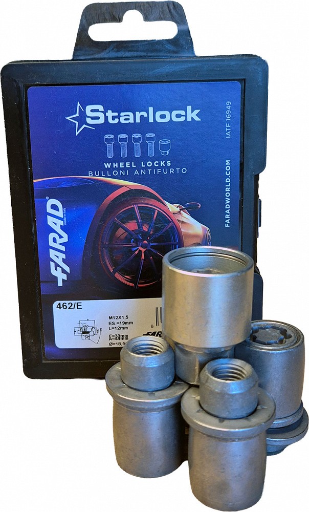 Lukustusm, MS12×1.50/44/19 (P44, hülss 18.5×12 mm, CH19 - jaguar) 462/E, starlock
