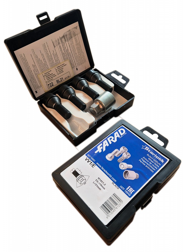 Lukustusp, P14×1.50/31/19 (koonus-puks, P31, CH19) VV1/E BLK, starlock black