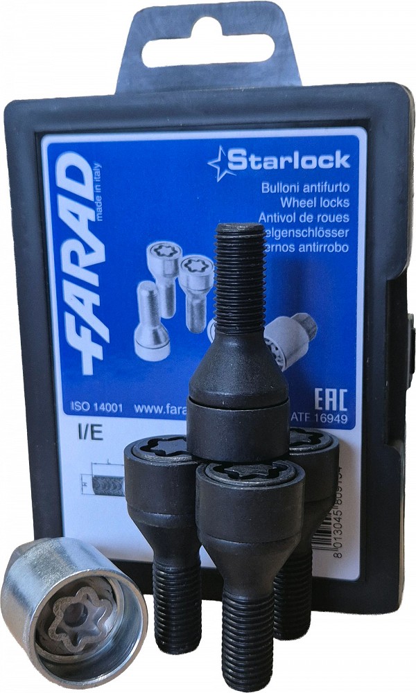 Lukustusp, P12×1.50/26/17 (P26, CH17) I/E BLK, starlock