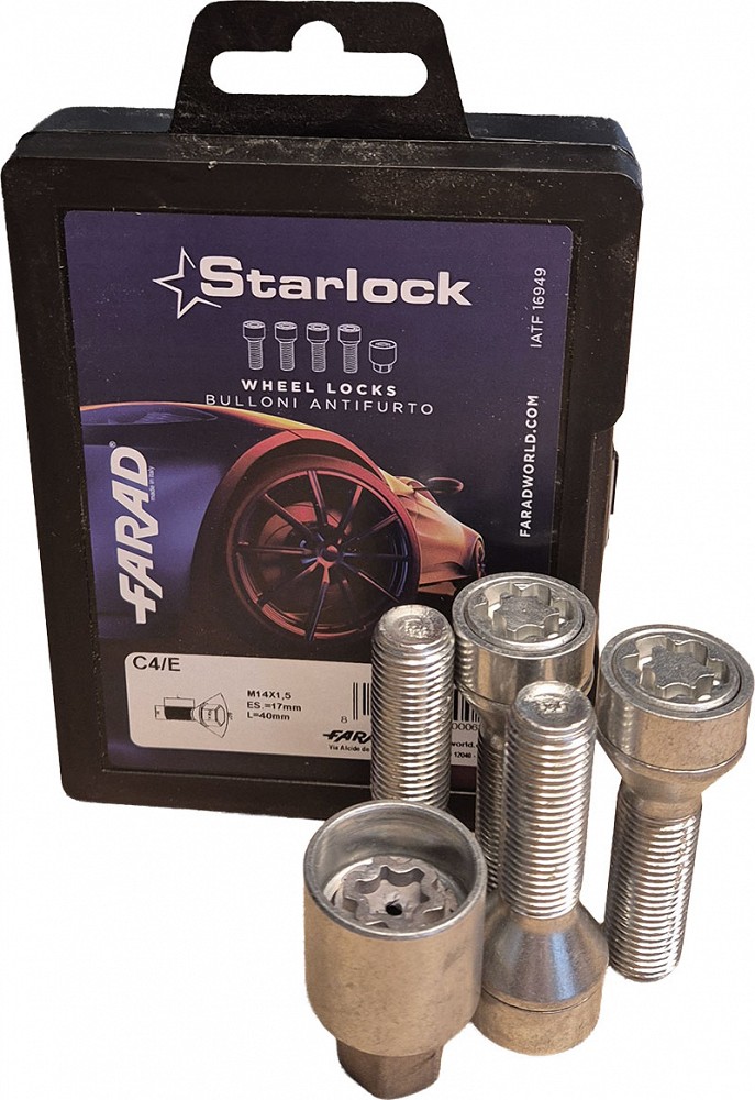 Lukustusp, P14×1.50/40/17 (P40, CH17) C4/E, starlock