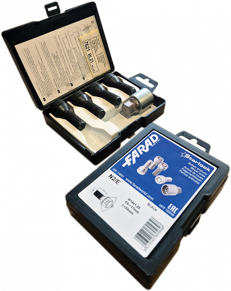 Lukustusp, P14×1.25/33/17 (P33, CH17) N2/E BLK, starlock black