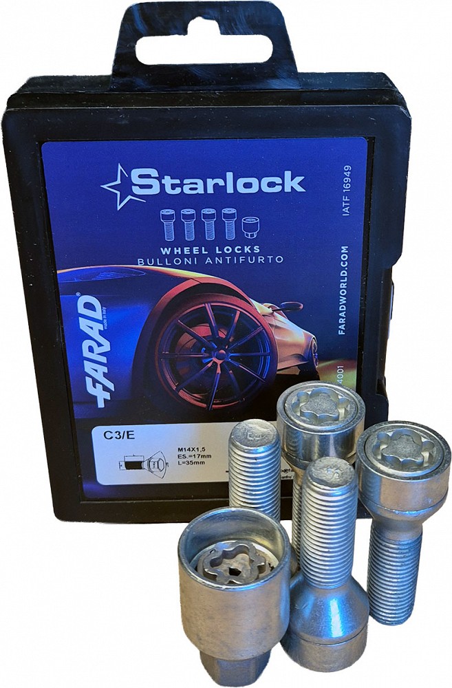 Lukustusp, P14×1.50/35/17 (P35, CH17) C3/E, starlock