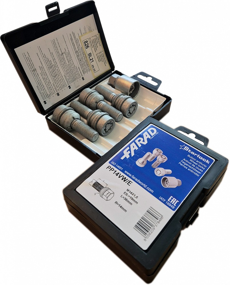 Lukustusp, PK14×1.50/36/19 (pall-puks, R14, P36, CH19) PP14VW/E, starlock