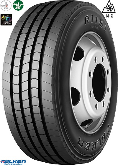 215/75R17.5 126/124M RI151 (ESI) FALKEN 3PMSF (51.22)