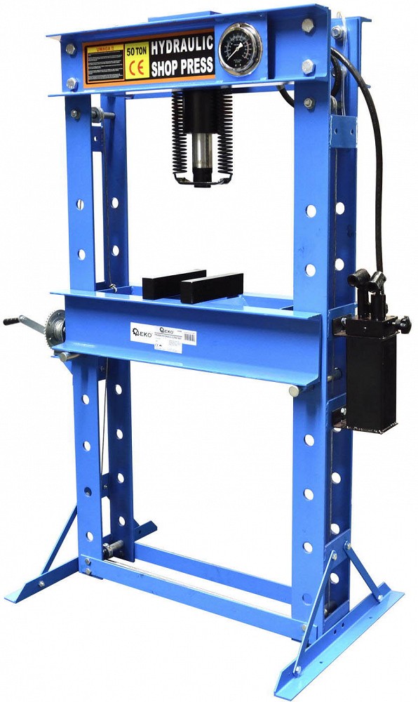 Hüdropress 50T manomeetriga