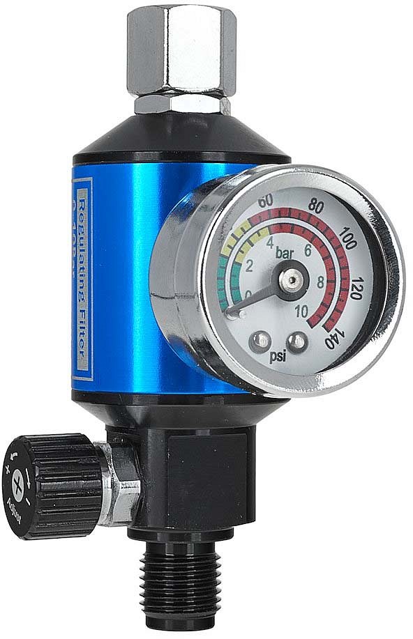 FILTER/VEE-ERALDAJA 1/4" manomeetriga