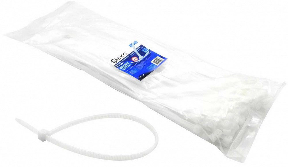Juhtmevits "nylon" 3.6×180 mm valge 100 tk