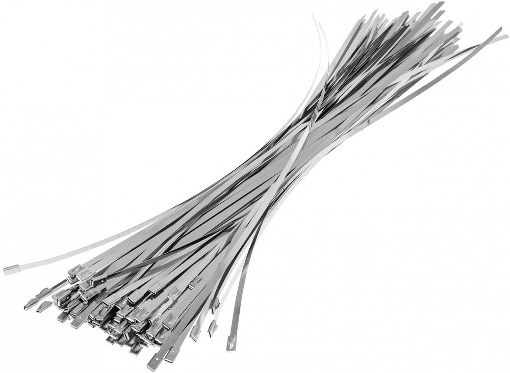 Juhtmevits, roostevabad kaablisidemed kuulsulguriga 4.6×450 mm, 100 tk
