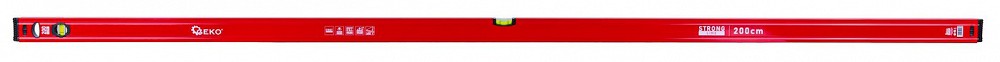 Alumiinium-vesilood "strong line" magnetiga 2000×50×20 mm