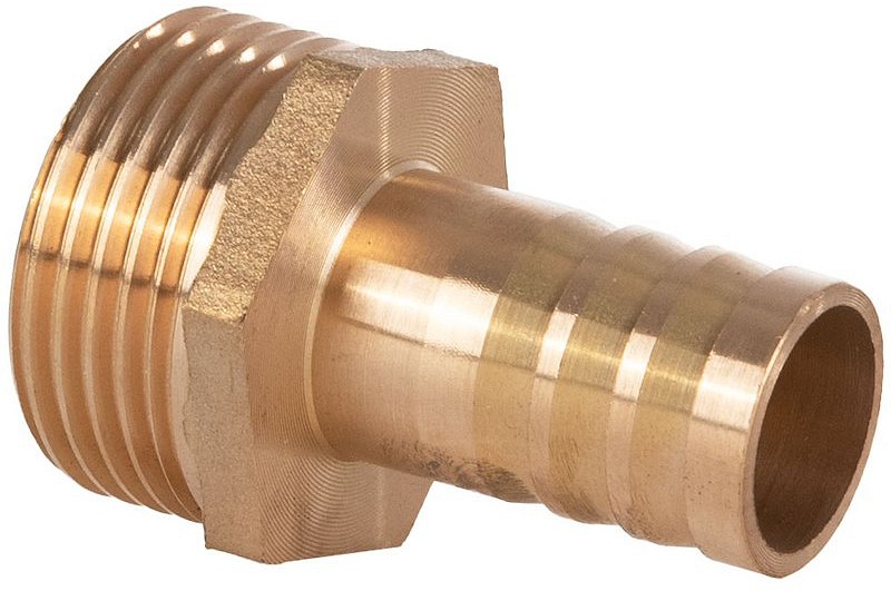 Voolikuühendus messing 19 mm - 1" väliskeere