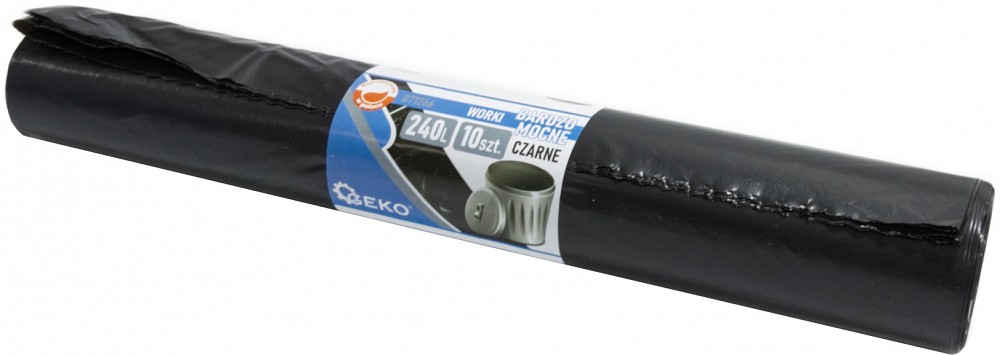 Prügikotid (prügikott) 240L/10 tk 900×1400 mm, 40MIC must