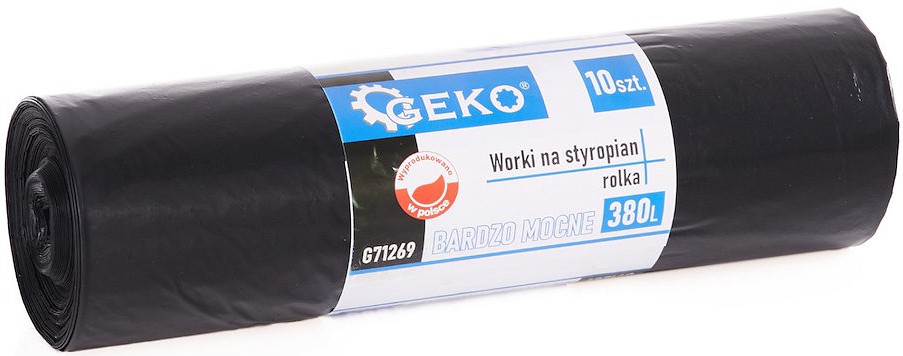Prügikotid hdpe (prügikott) 380L/10 tk must