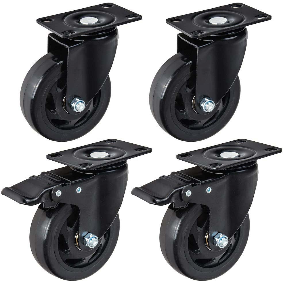 Varurataste komplekt 4 tk, 100 mm, MA×120 kg