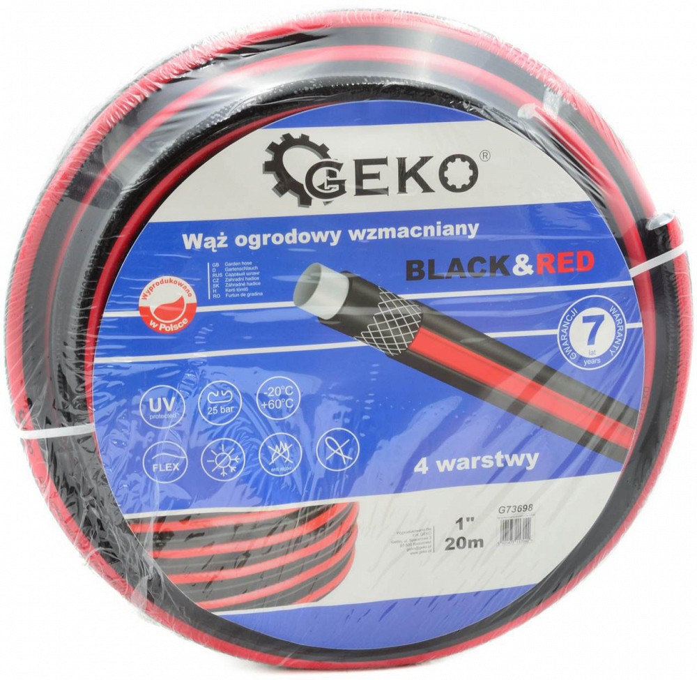Veevoolik BLACK&RED strong 1" 20M