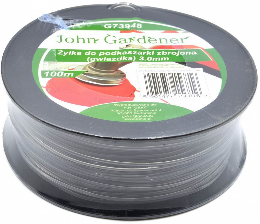 Trimmeri jõhv täht 3.0 mm×100M nylon