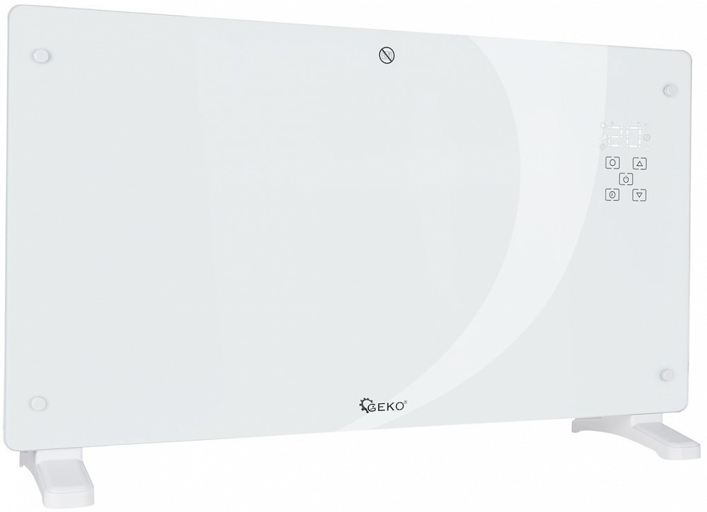 Klaaspaneeliga konvektor radiaator JUHT.PULDIGA+WIFI 2500 W 230 V valge
