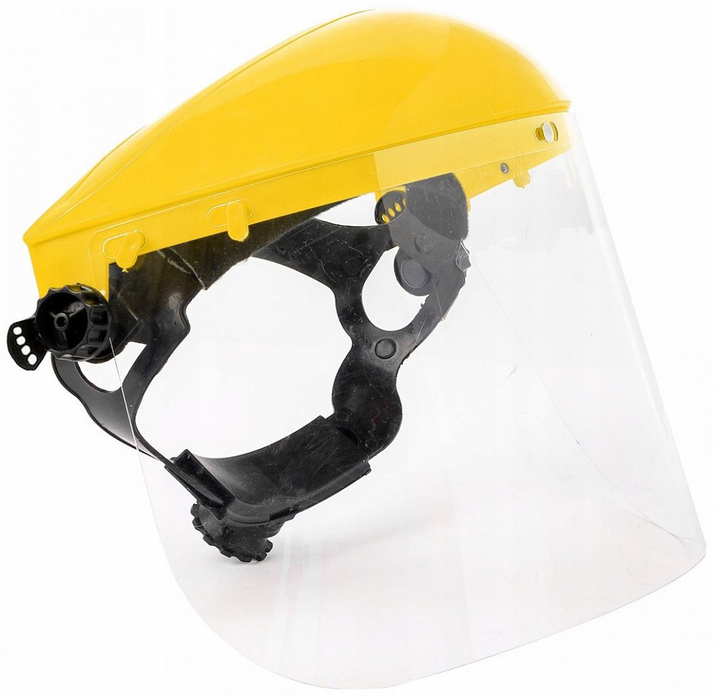 Täisnäomask KÄIAMISEKS/TRIMMERDAMISEKS PVC-VISIIR
