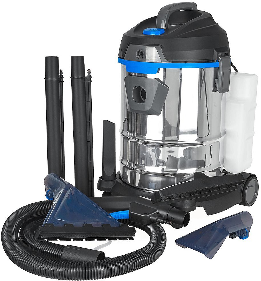 TOLMUIMEJA/TEKSTIILIPESUR inox korpusega MÄRG/KUIV 20 l 1400 W