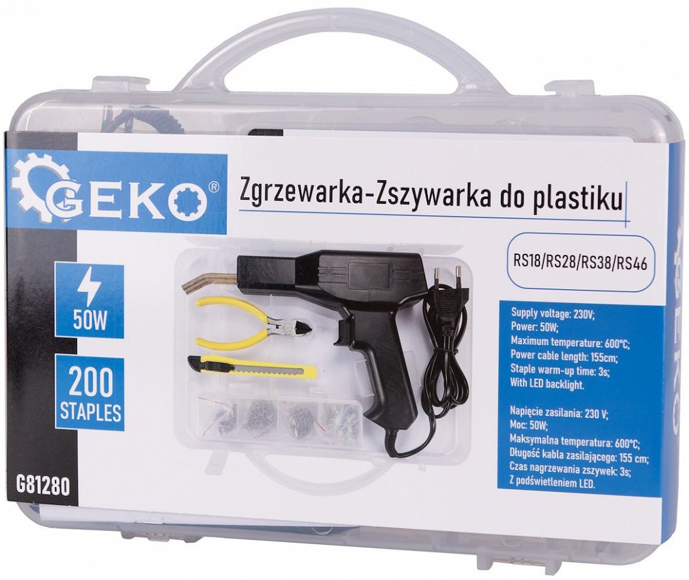 Plastikeevituskomplekt kohvris 50 W