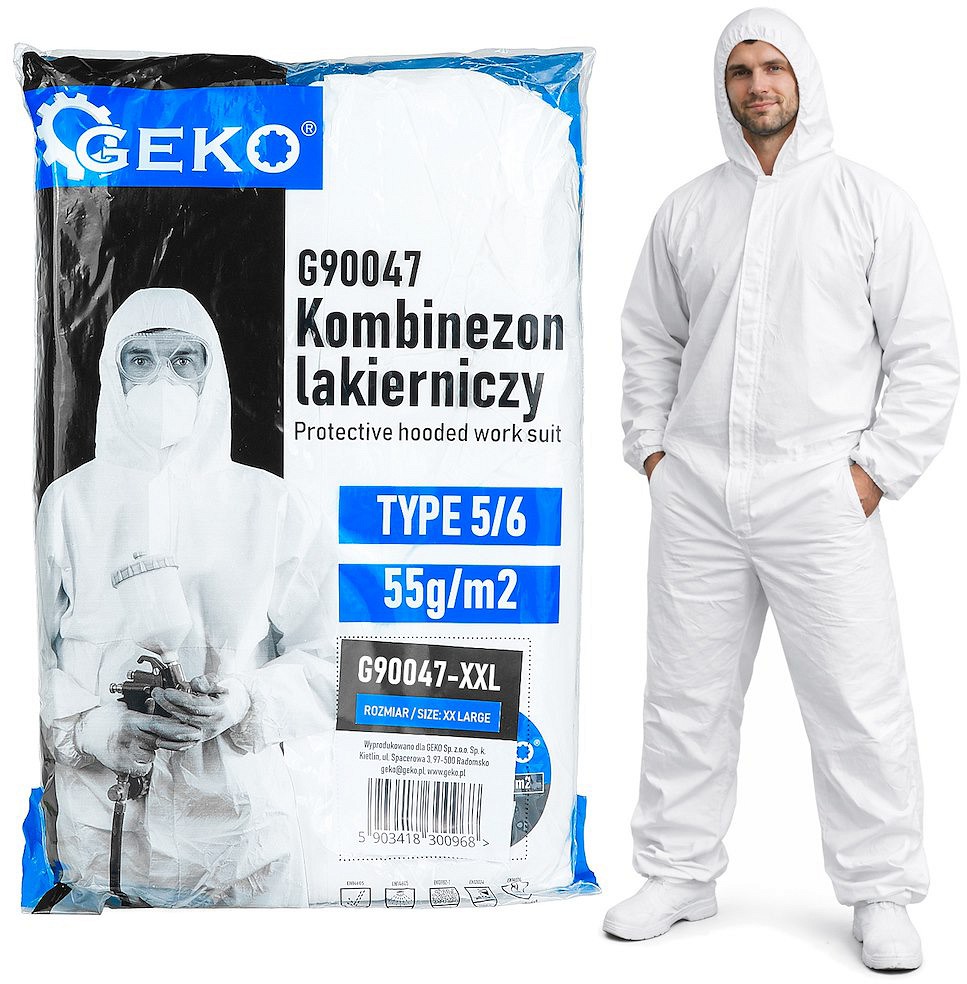 Kaitseülikond kapuutsiga 55GSM, TYPE-5/6, XXL
