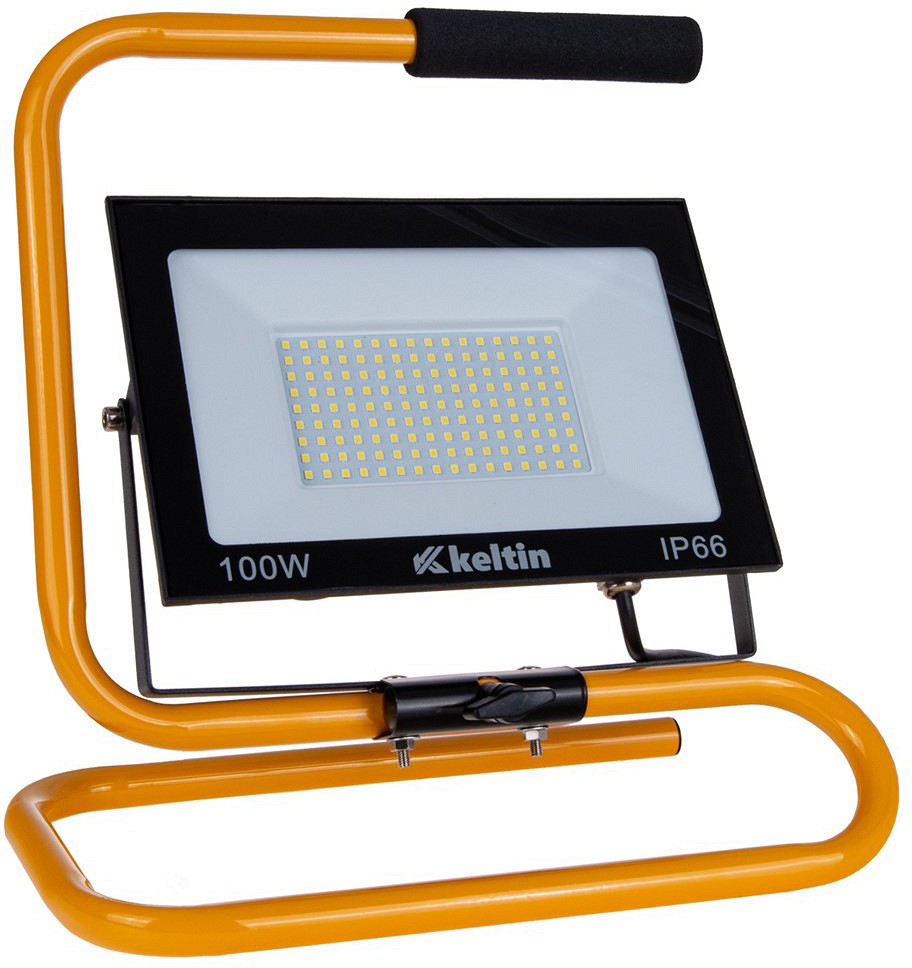 230 V prozektor käsistatiivil LED 100 W, 10000LM 4500K IP66