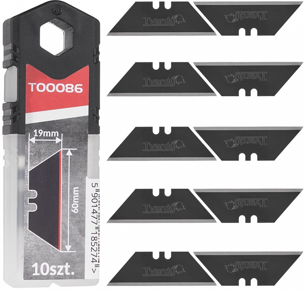 Varuterad 60×19×0.6 mm, 10 tk SK2H, black