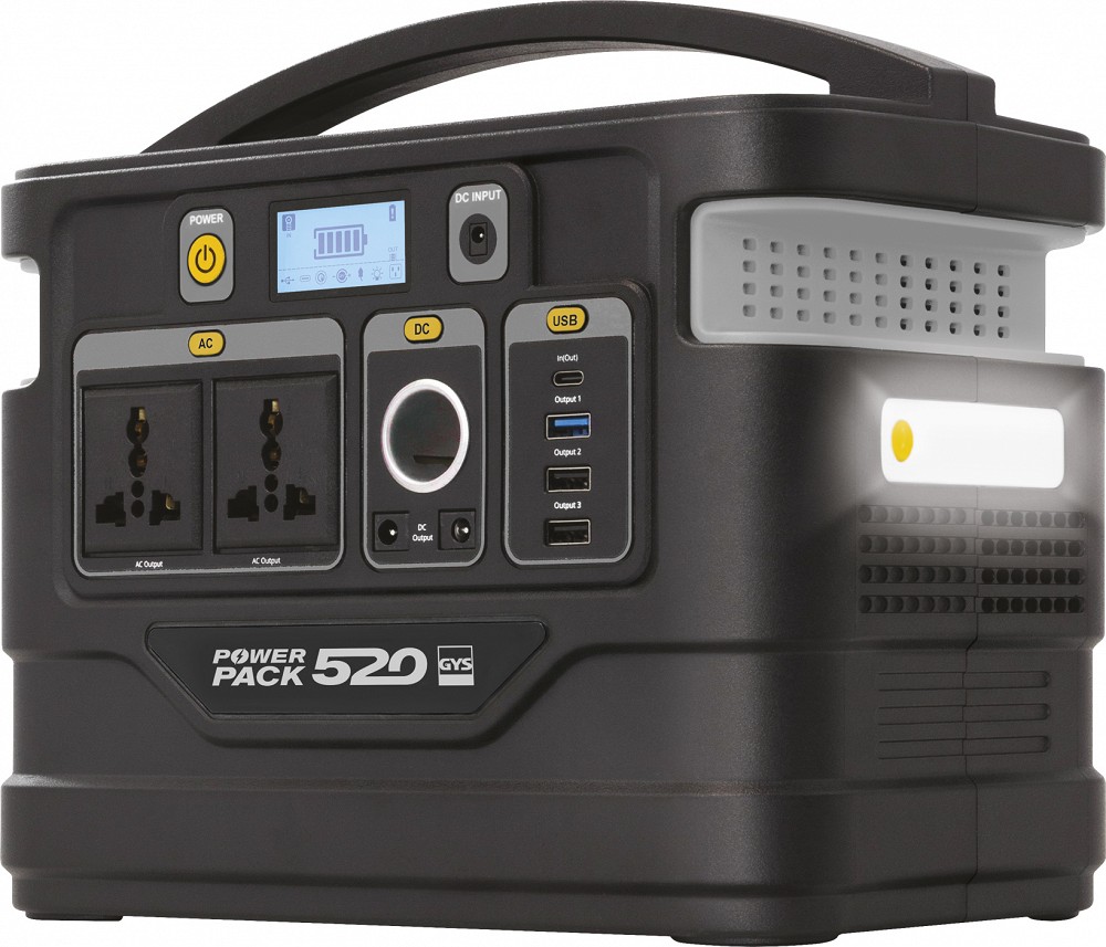 Inverter-akupank 12/230V power pack 520