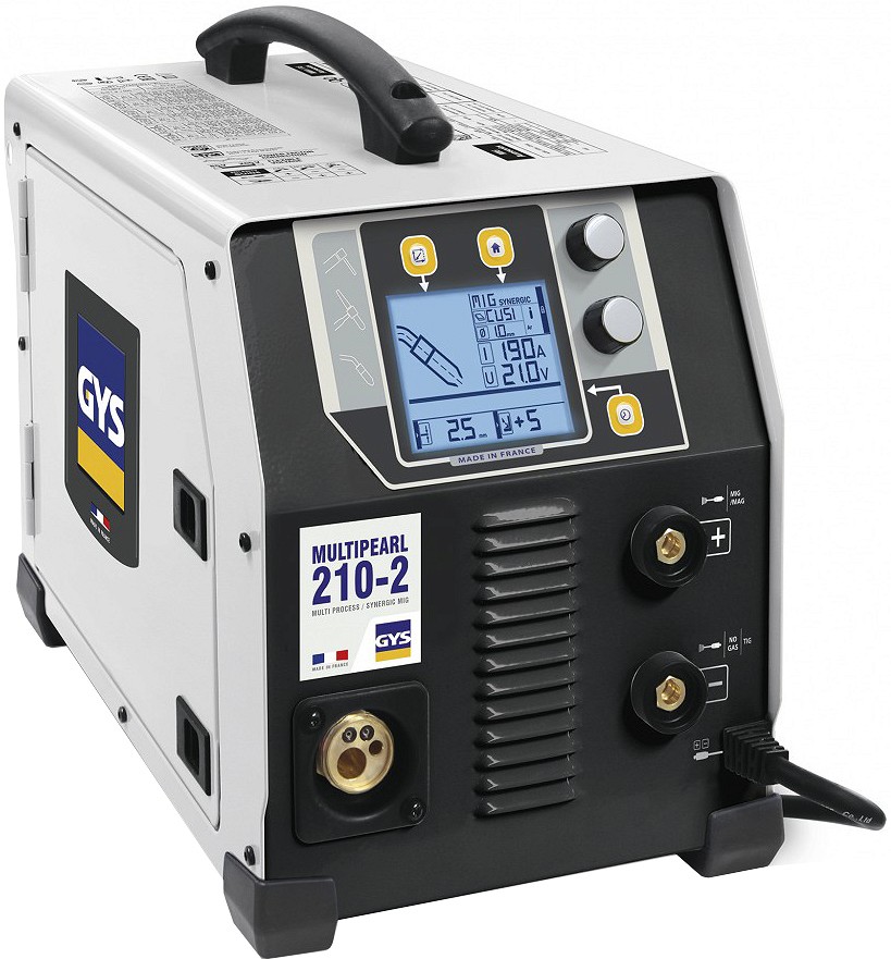 Keevitus multipearl 210-2 MIG/MAG, TIG DC, MMA