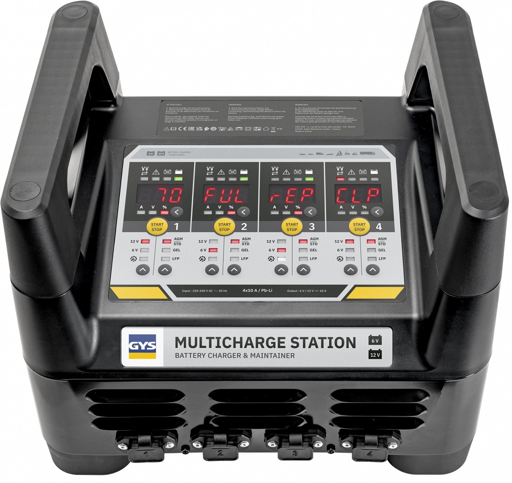 Akulaadija multicharge station 4×10A / PB-LI