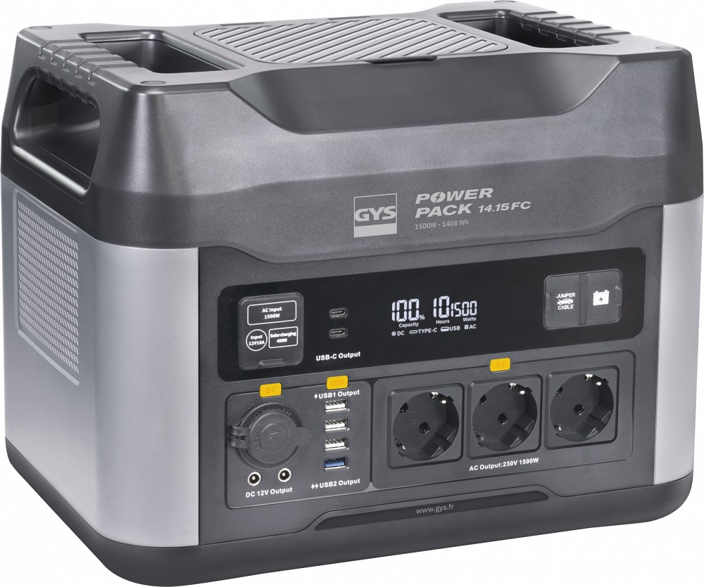 Inverter-akupank 12/230V power pack 1600F
