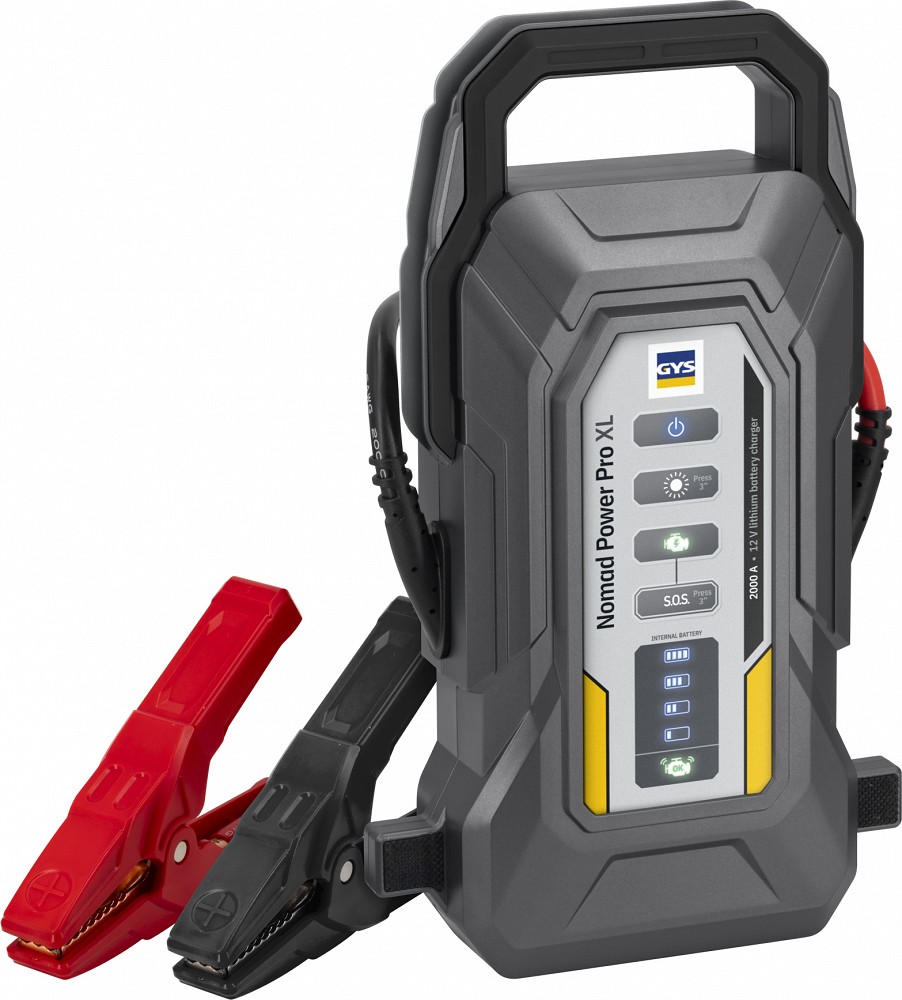 Käivitusabi-akupank 12 V 2000 A lithium nomad power PRO XL